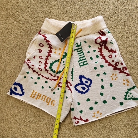Rhude Multicolor Knit Shorts - Picture 13 of 13
